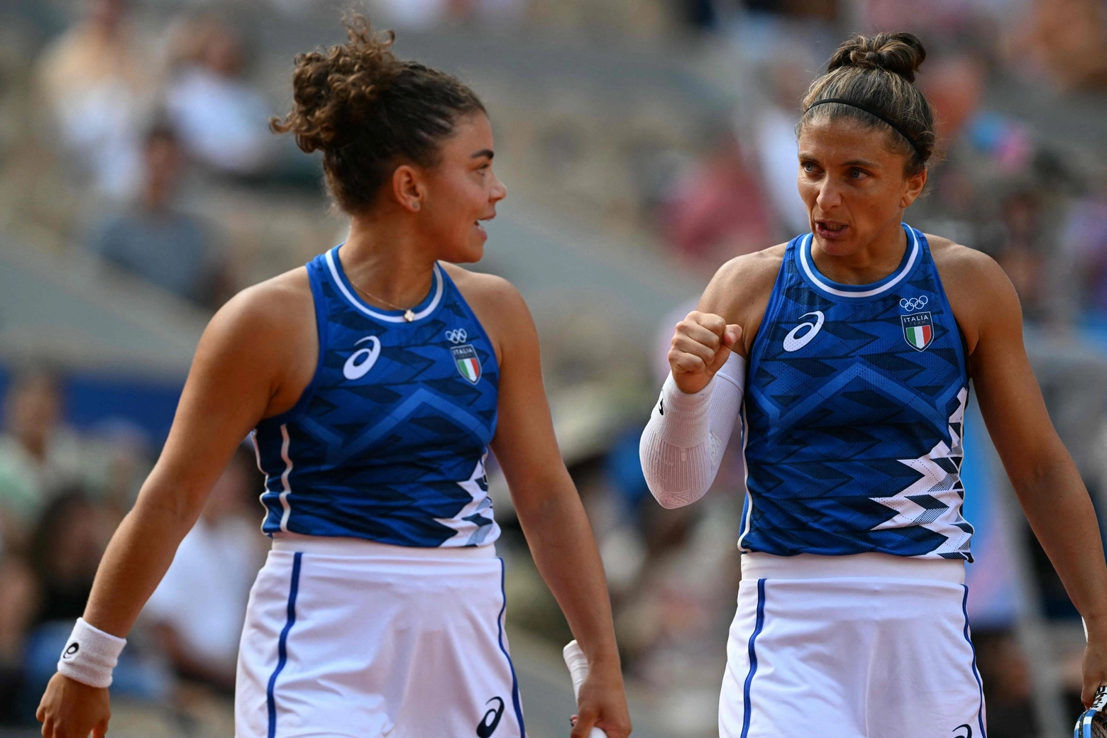 Sara Errani e Jasmine Paolini (Ansa)