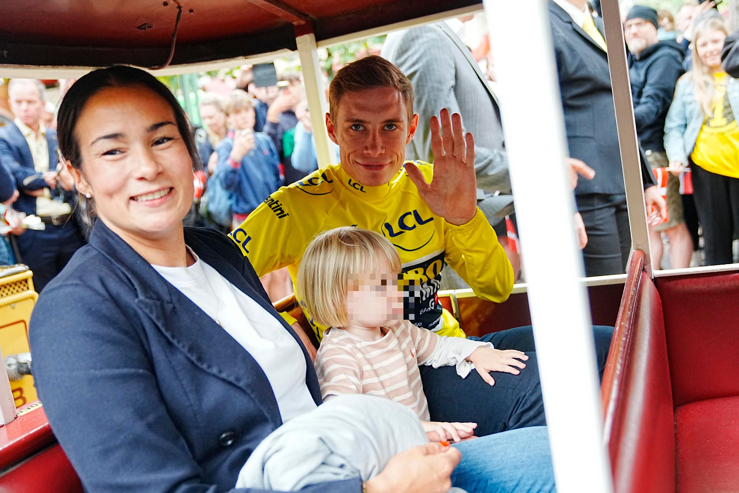 Jonas Vingegaards Ehefrau Trine Hansen und Familie