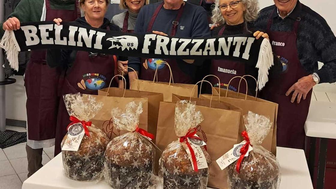 L’iniziativa del club Belini frizzanti verso i più bisognosi. Dai tifosi doni a ’Missione 2000’