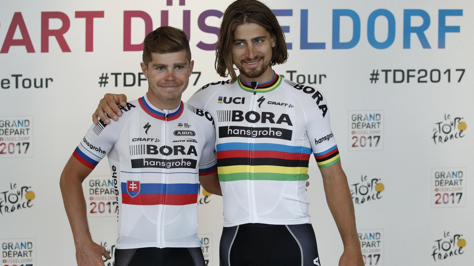 Juraj e Peter Sagan (Ansa)