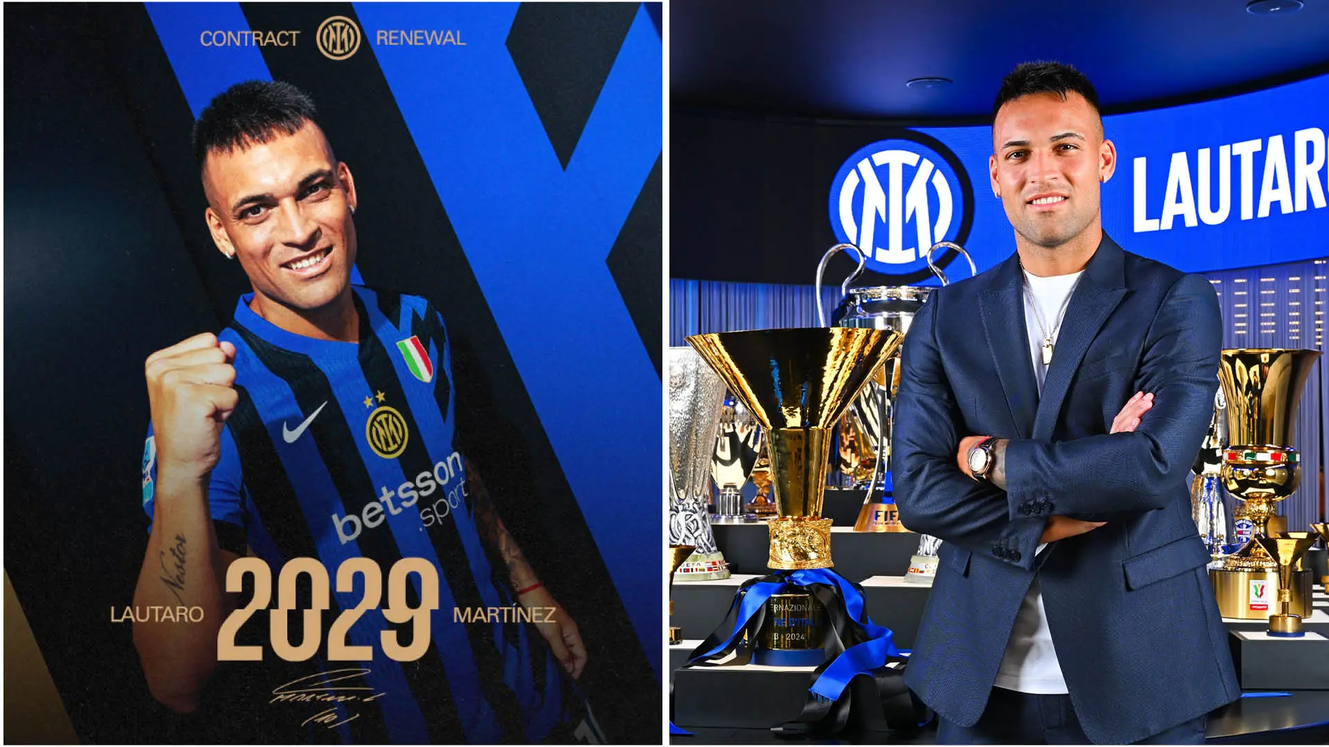 Inter, ufficiale il rinnovo di Lautaro Martinez: l’argentino firma fino al 2029