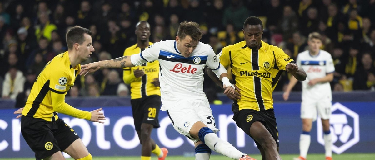 Champions: l'Atalanta travolge lo Young Boys a Berna