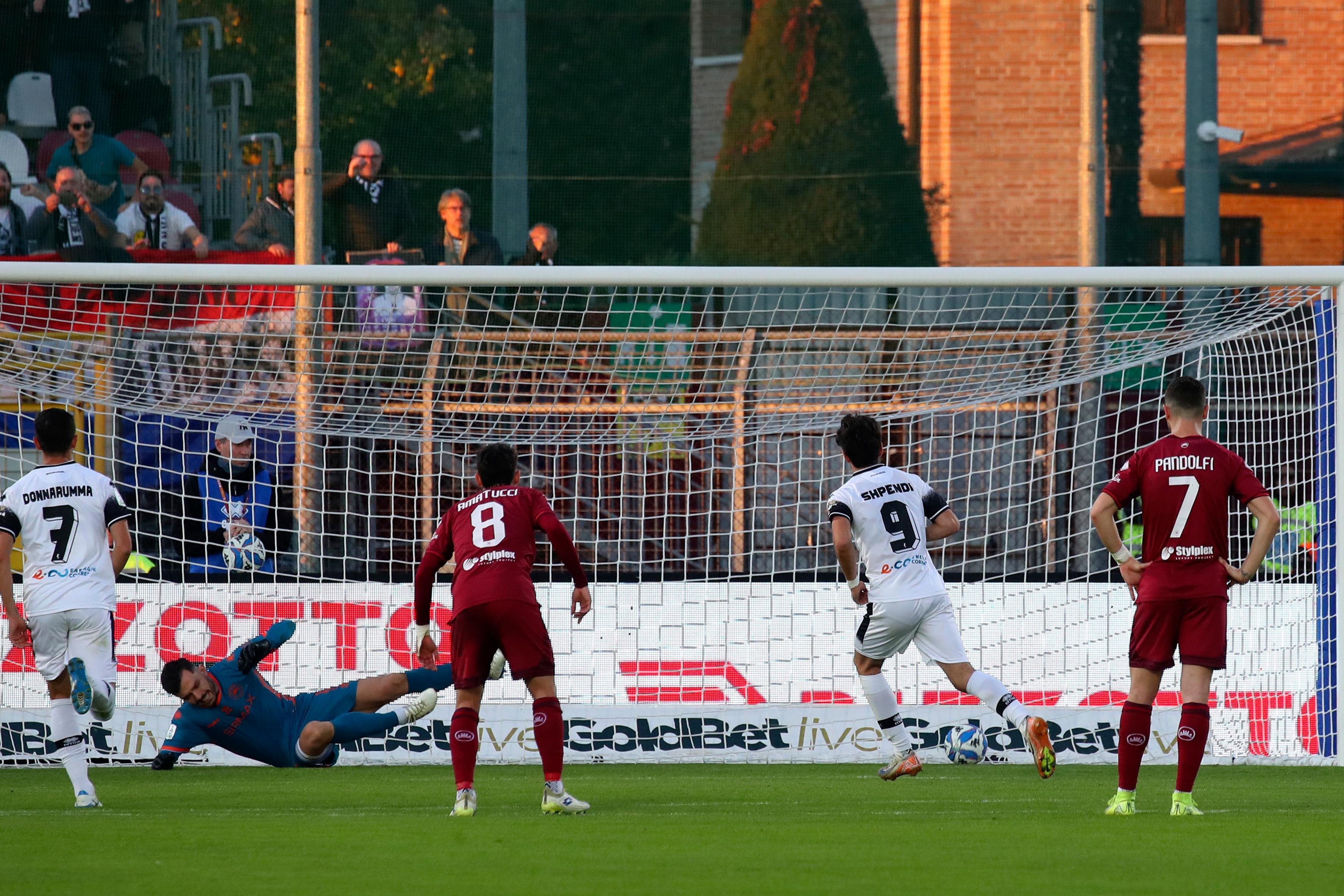 Il Cesena infrange il tabù trasferta e vola: Cittadella dominato, altro show di Shpendi