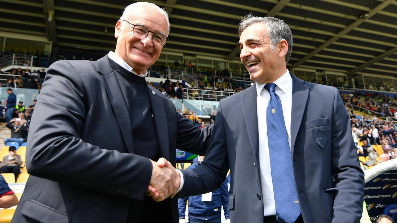 Claudio Ranieri (a sinistra) e Fabio Pecchia (a destra)