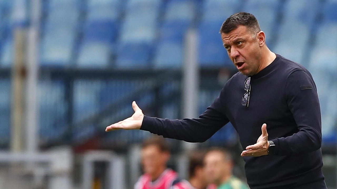 L’allenatore dell’Empoli Roberto D’Aversa allo stadio Olimpico