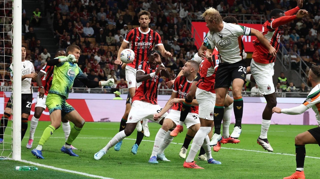 Milan-Venezia 4-0, la rete di Gabbia