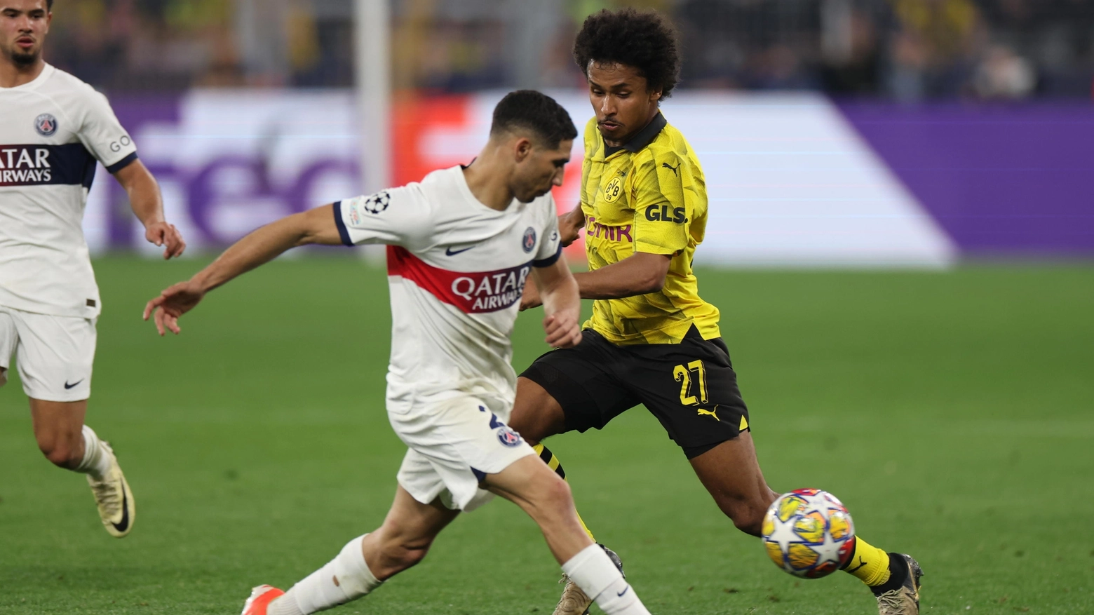 Al Signal Iduna Park il Borussia Dortmund vince contro il Paris Saint Germain nell'andata delle semifinali di Champions. Nel primo tempo il gol di Fullkrug, tante occasioni anche nella ripresa ma nessuna rete.