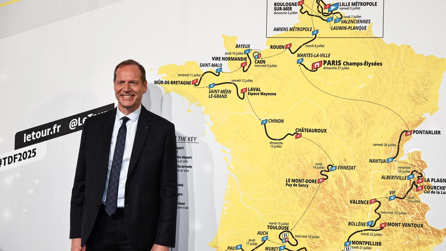 Christian Prudhomme (Ansa)