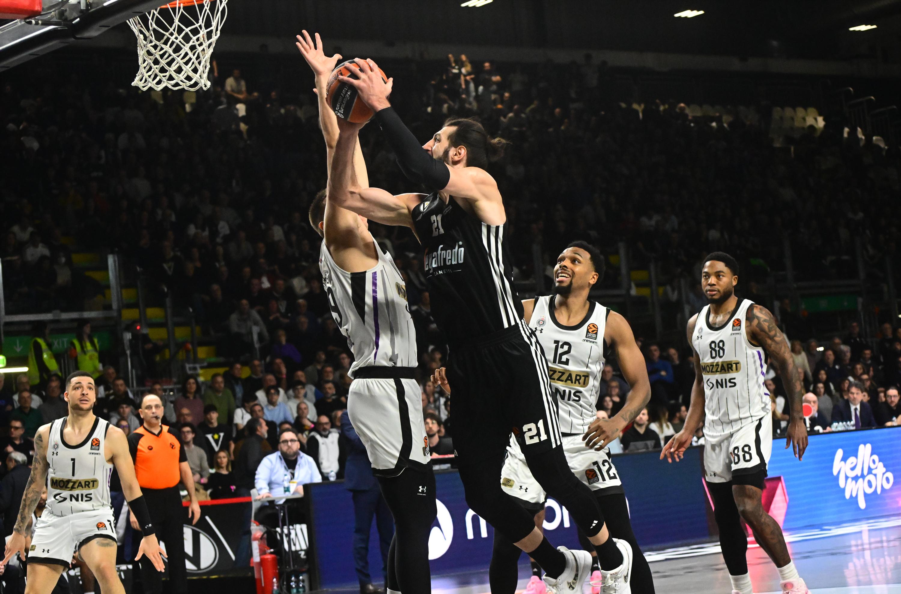 La Virtus cade col Partizan Belgrado 71 81