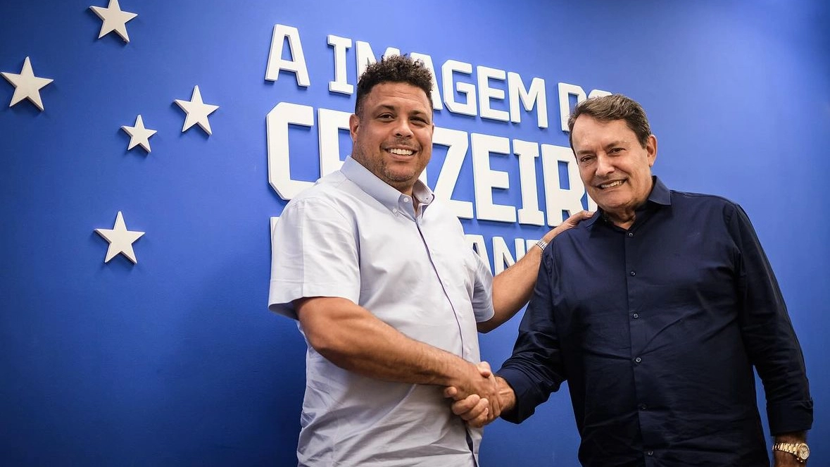 Ronaldo e l'imprenditore Pedro Lourenco (Foto Instagram Cruzeiro)