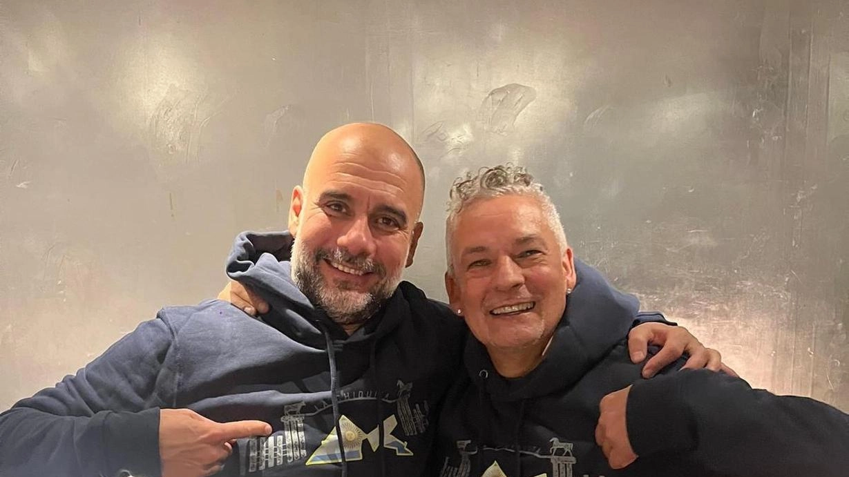 Pep a Brescia cena con Baggio: "È meraviglioso incontrarci qui"