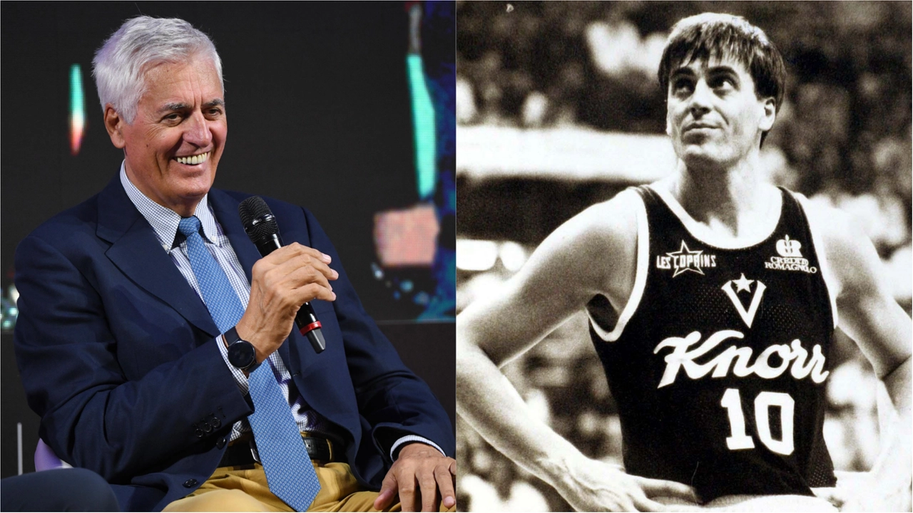 On the left, Renato Villalta at 70 years old, celebrated on February 3rd; on the right, the young champion on the field while wearing the number 10 jersey of 'his' Virtus On the left, Renato Villalta at 70 years old, celebrated on February 3rd; on the right, the young champion on the field while wearing the number 10 jersey of 'his' Virtus