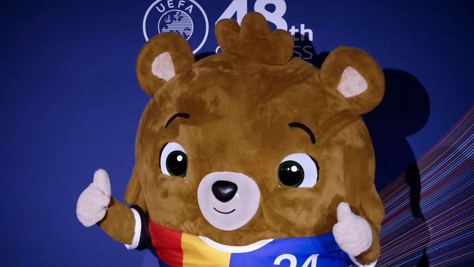 Albärt, la mascotte di Uefa Euro 2024 (foto ANSA)