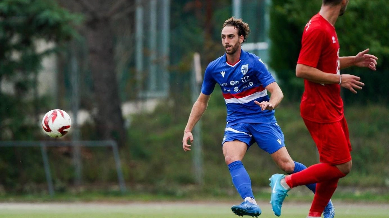 Mattia Lucarini, difensore centrale del Matelica (foto SS Matelica)