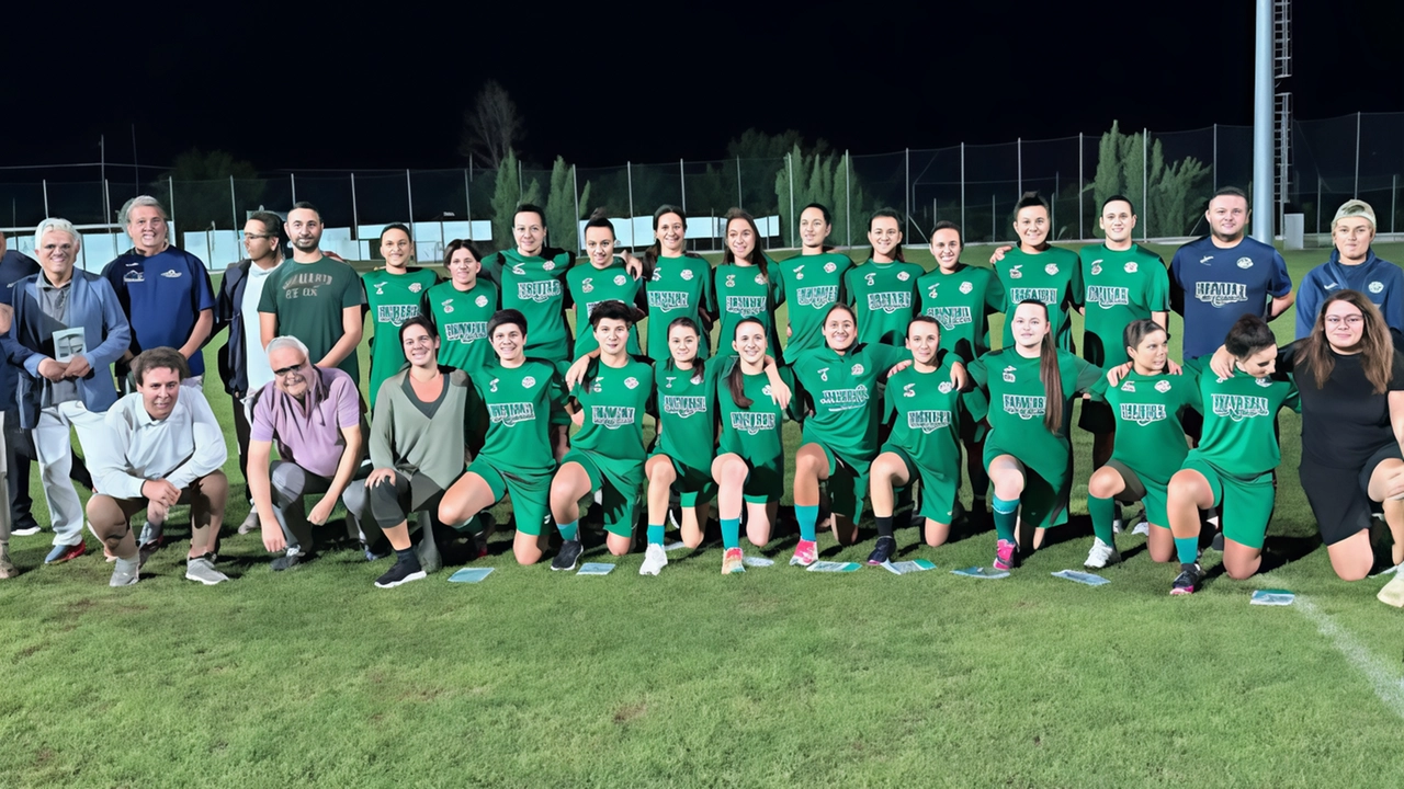 La prima foto di squadra per le ragazze della Baldaccio