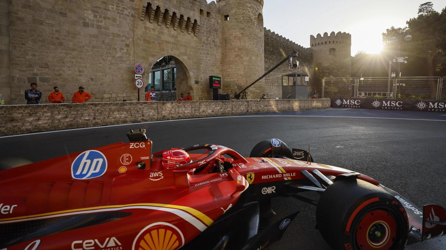 F1: Leclerc in pole position in Azerbaijan