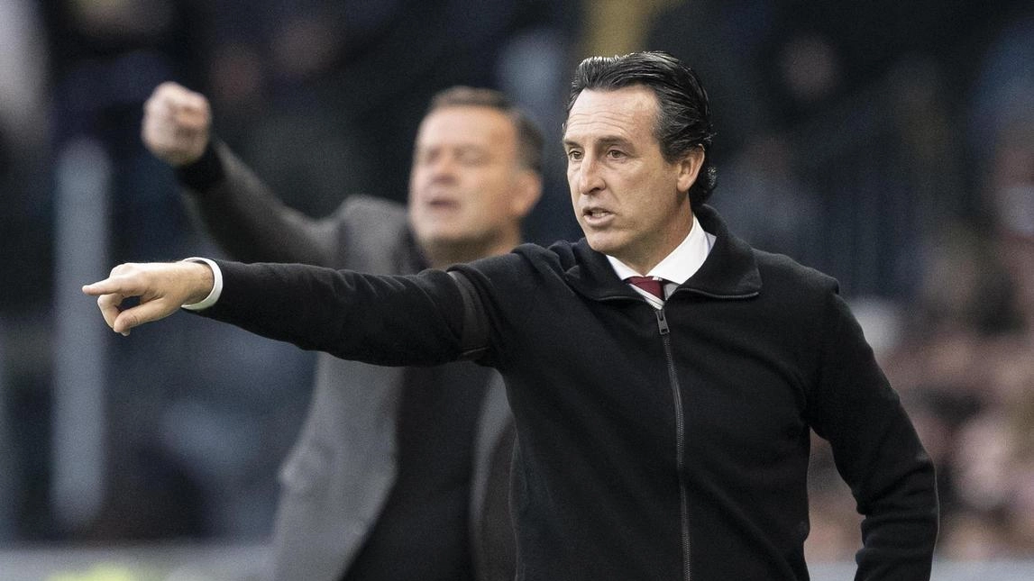 Unai Emery, 52 anni, è il tecnico spagnolo che guida l’Aston Villa (Ansa)