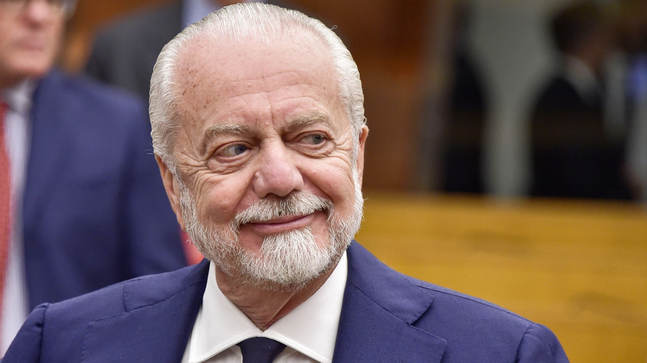 Il presidente del Napoli Aurelio De Laurentiis Il presidente del Napoli Aurelio De Laurentiis