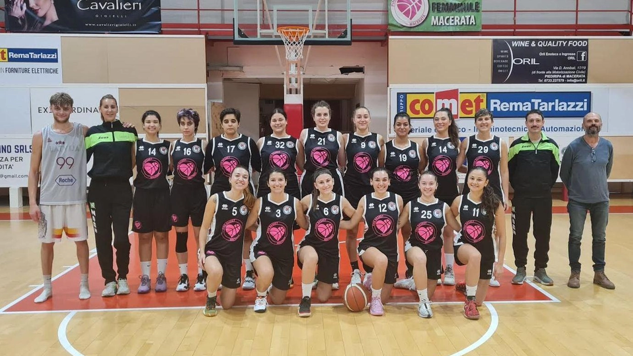 La Pink Basket Macerata ha iniziato il cammino in serie C