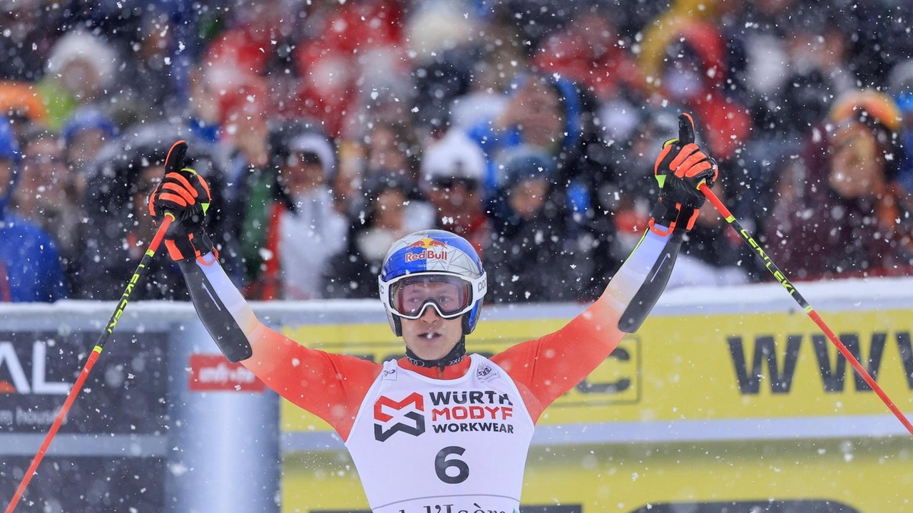 Cdm: Odermatt vince gigante Val d'Isere, De Aliprandini sesto