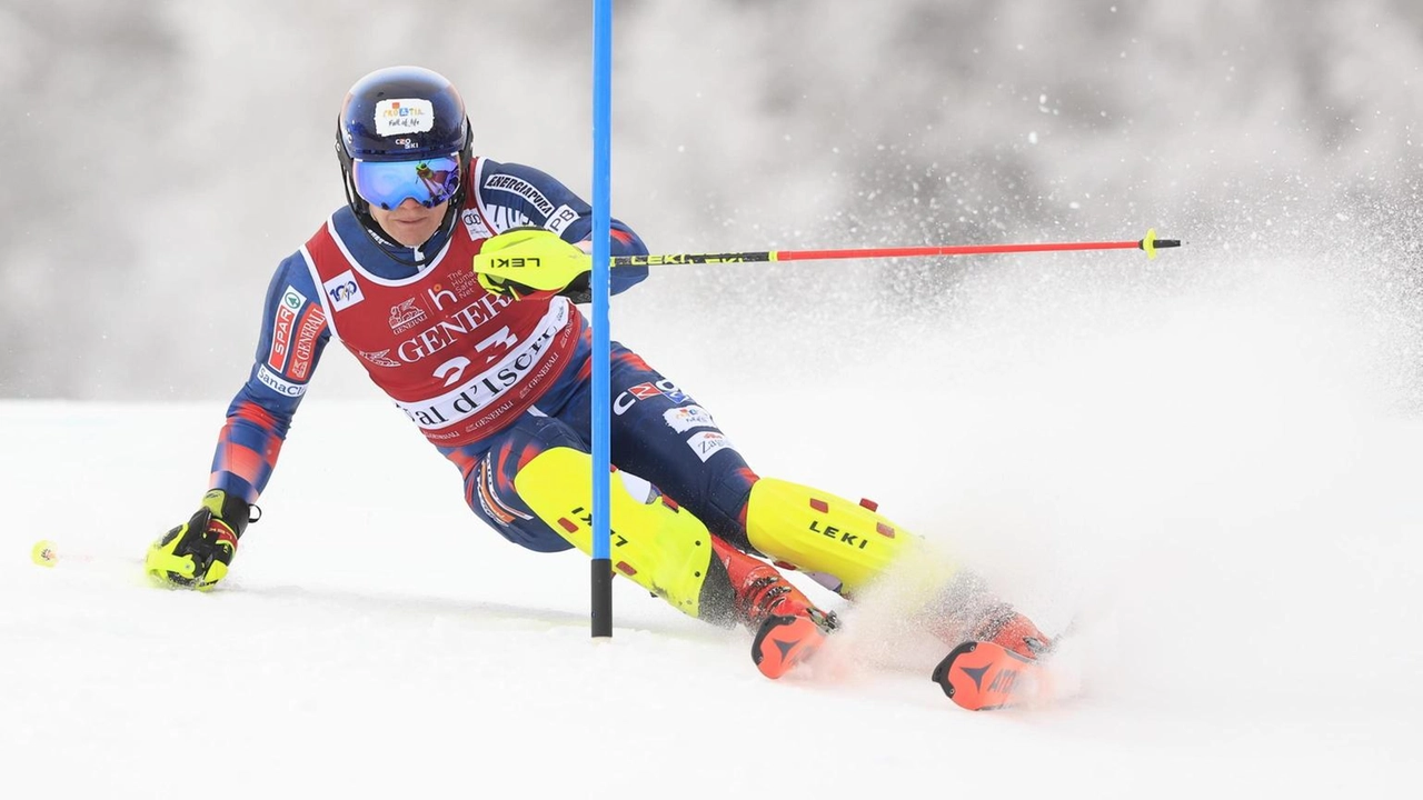 Filip Zubcic è al comando dopo la prima manche dello slalom gigante di Alta Badia. De Aliprandini chiude 13/o e punta alla rimonta nella seconda manche.