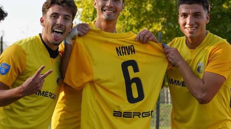 I ragazzi dedicano la. vittoria al compagno Valerio Nava, operato al ginocchio