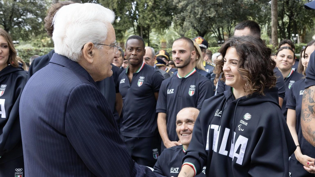 Atleti olimpici e paralimpici ricevuti da Mattarella