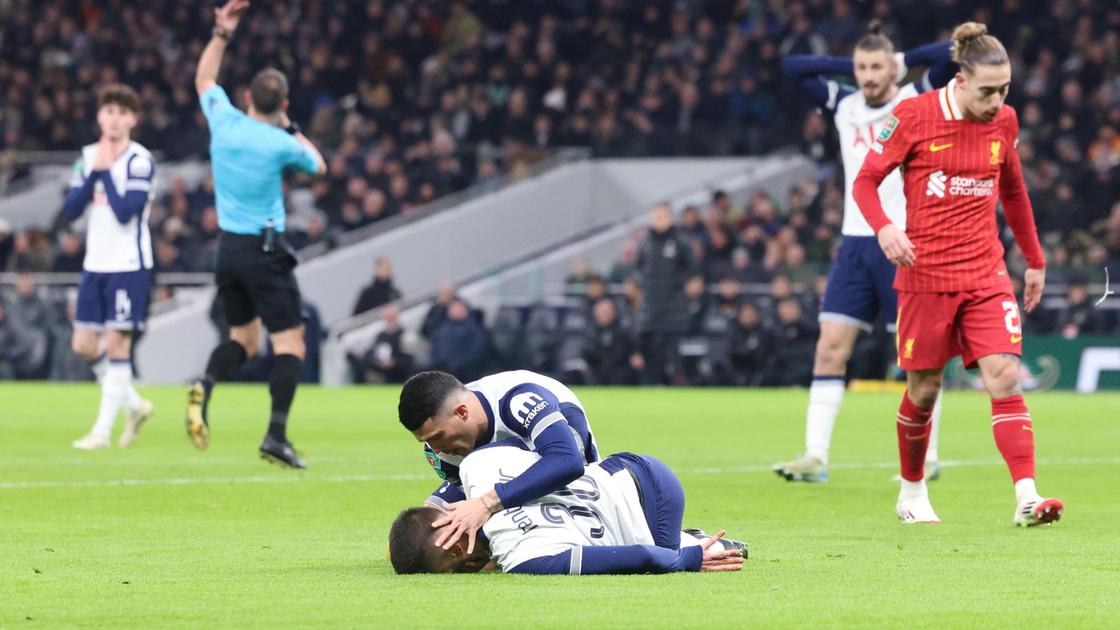 Rodrigo Bentancur, malore durante Tottenham Liverpool. L’ex Juve esce con la maschera d’ossigeno