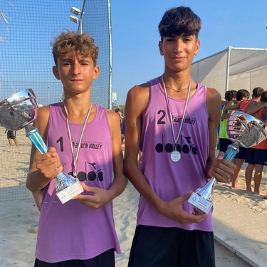 Lube, giovani da applausi. Sul podio nel beach volley