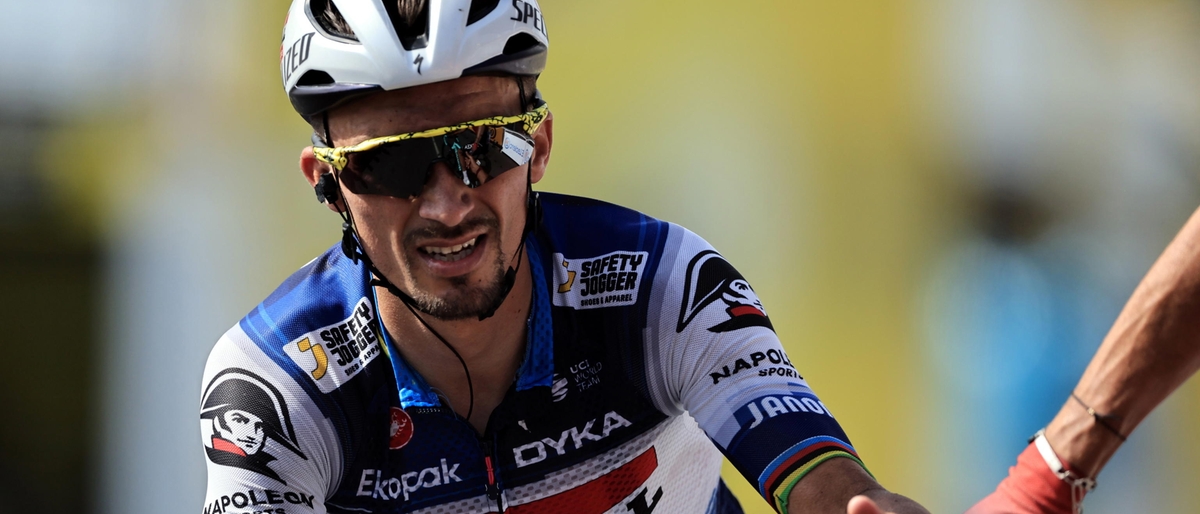 La Soudal Quick-Step saluta Alaphilippe