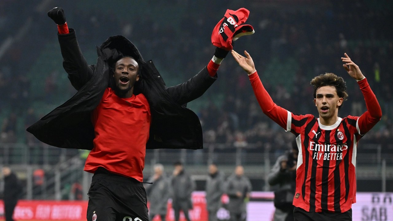 Tammy Abraham e Joao Felix Sequeira esultano a fine partita (Roberto Garavaglia/Agenzia Aldo Liverani sas) Tammy Abraham e Joao Felix Sequeira esultano a fine partita (Roberto Garavaglia/Agenzia Aldo Liverani sas)