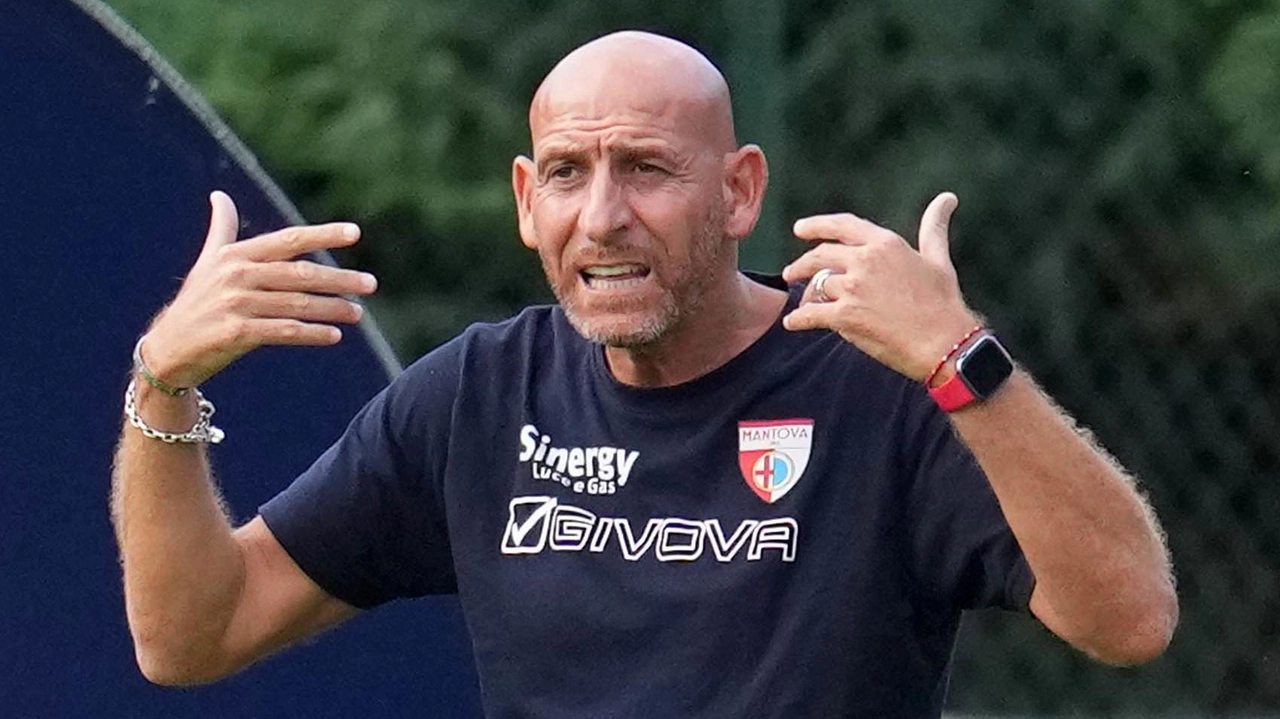 Davide Possanzini, 48 anni, ha ottenuto sette punti in quattro gare sulla panchina del Mantova neopromosso in cadetteria