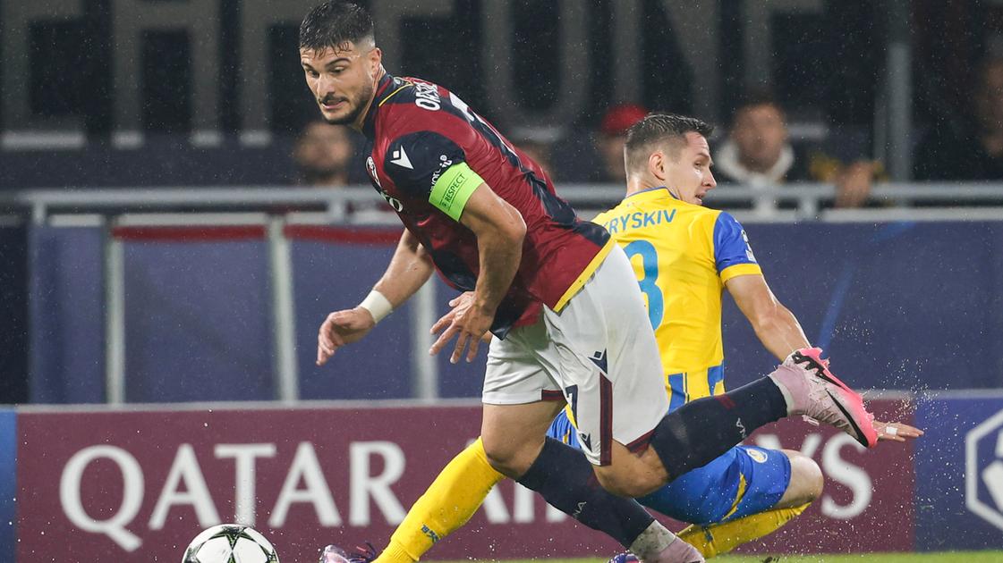 Champions League, Bologna Shakhtar Donetsk 0-0: Castro e compagni pareggiano all