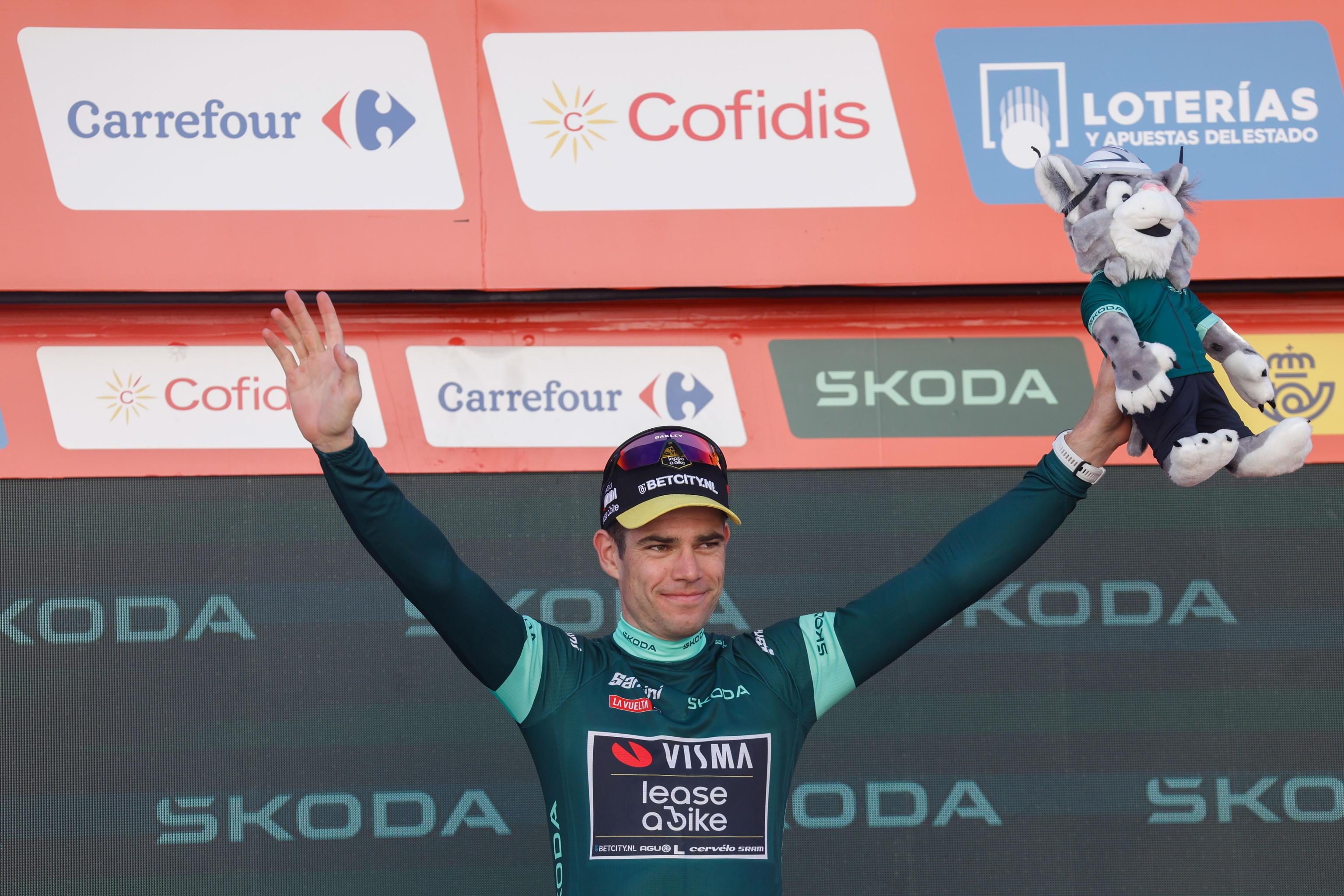 Vuelta 2024, stage 7 double for Van Aert. Order of arrival and general