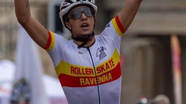 Kevin Massa porta la Forlì Roller in trionfo nel cuore di Berlino