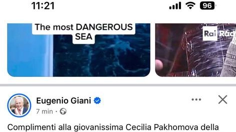 "Complimenti a Cecilia Pakhomova"