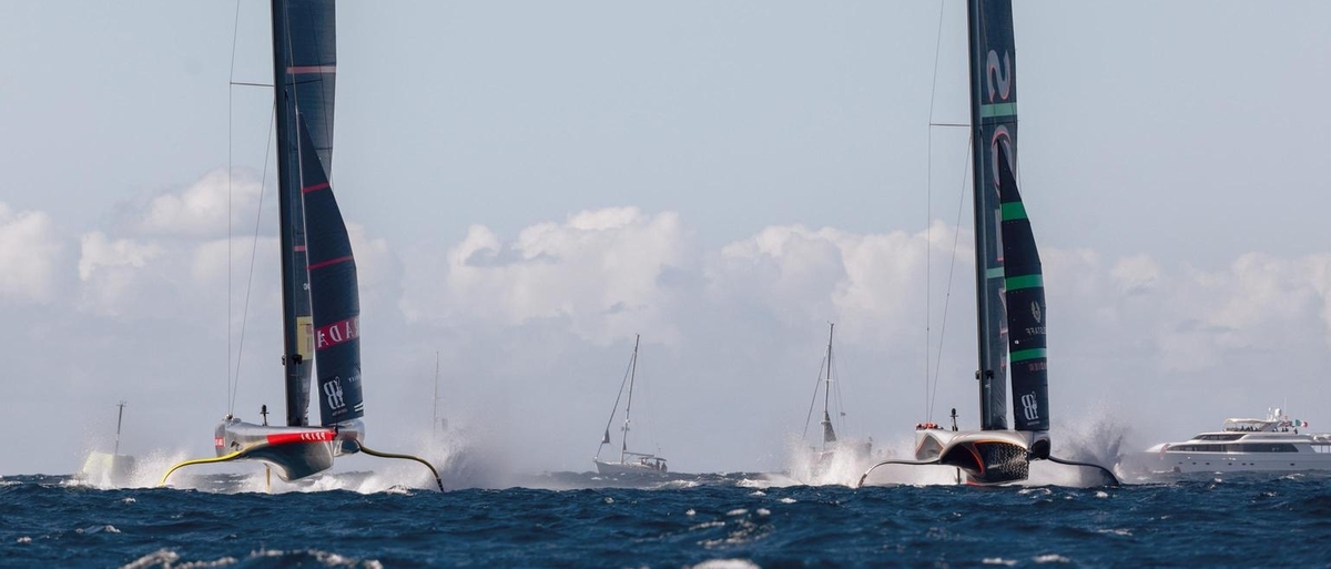 America's Cup, Luna Rossa cade dal foil prima della partenza: Ineos vince e va sul 3-2