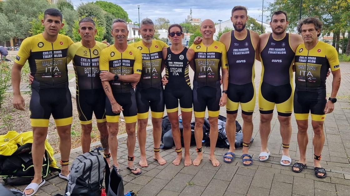 Triathlon al Lido delle Nazioni. Quattro podi cussini all’Irondelta. Di Fresco, Stegani, Malagutti e Ferraresi