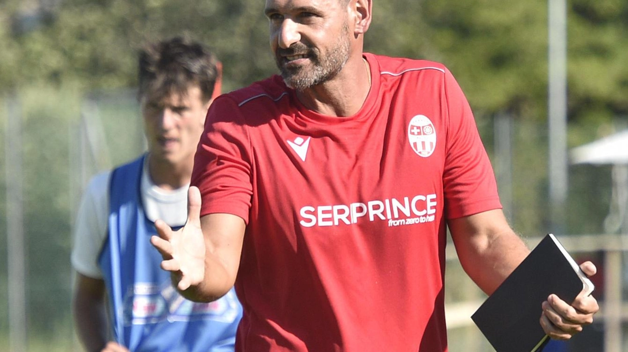 Matteo Possanzini, allenatore della Maceratese Matteo Possanzini, allenatore della Maceratese