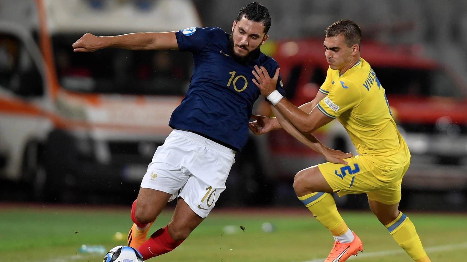 Rayan Cherki con la maglia della Francia Under 21