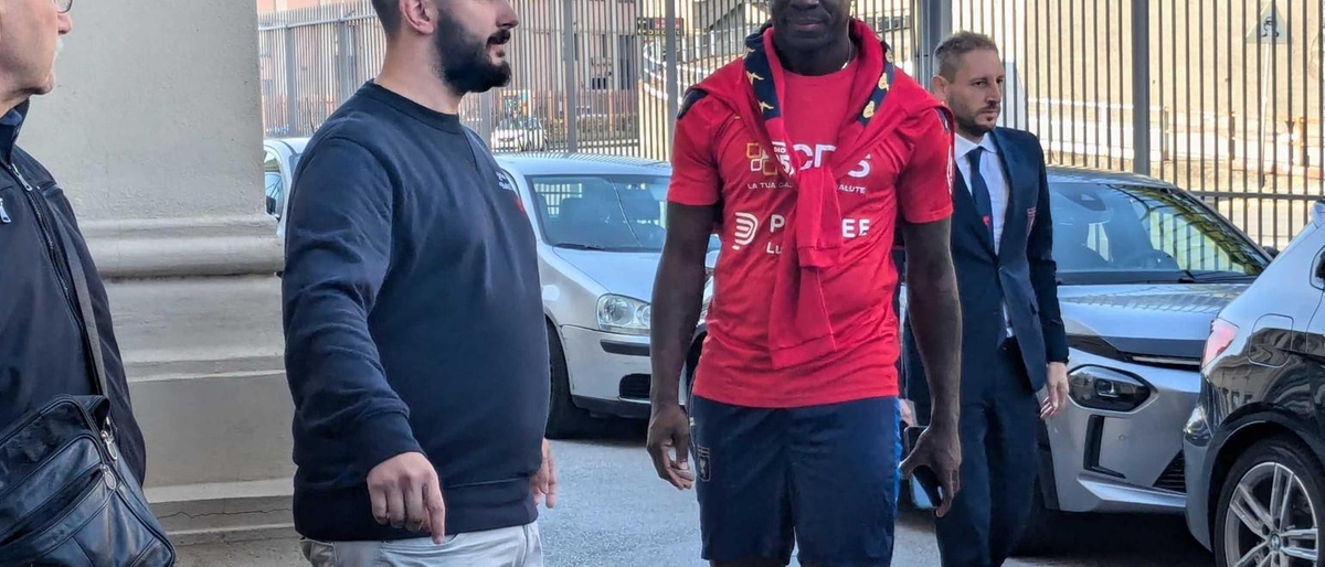 Balotelli a Genova,nel pomeriggio primo allenamento'sono carico'