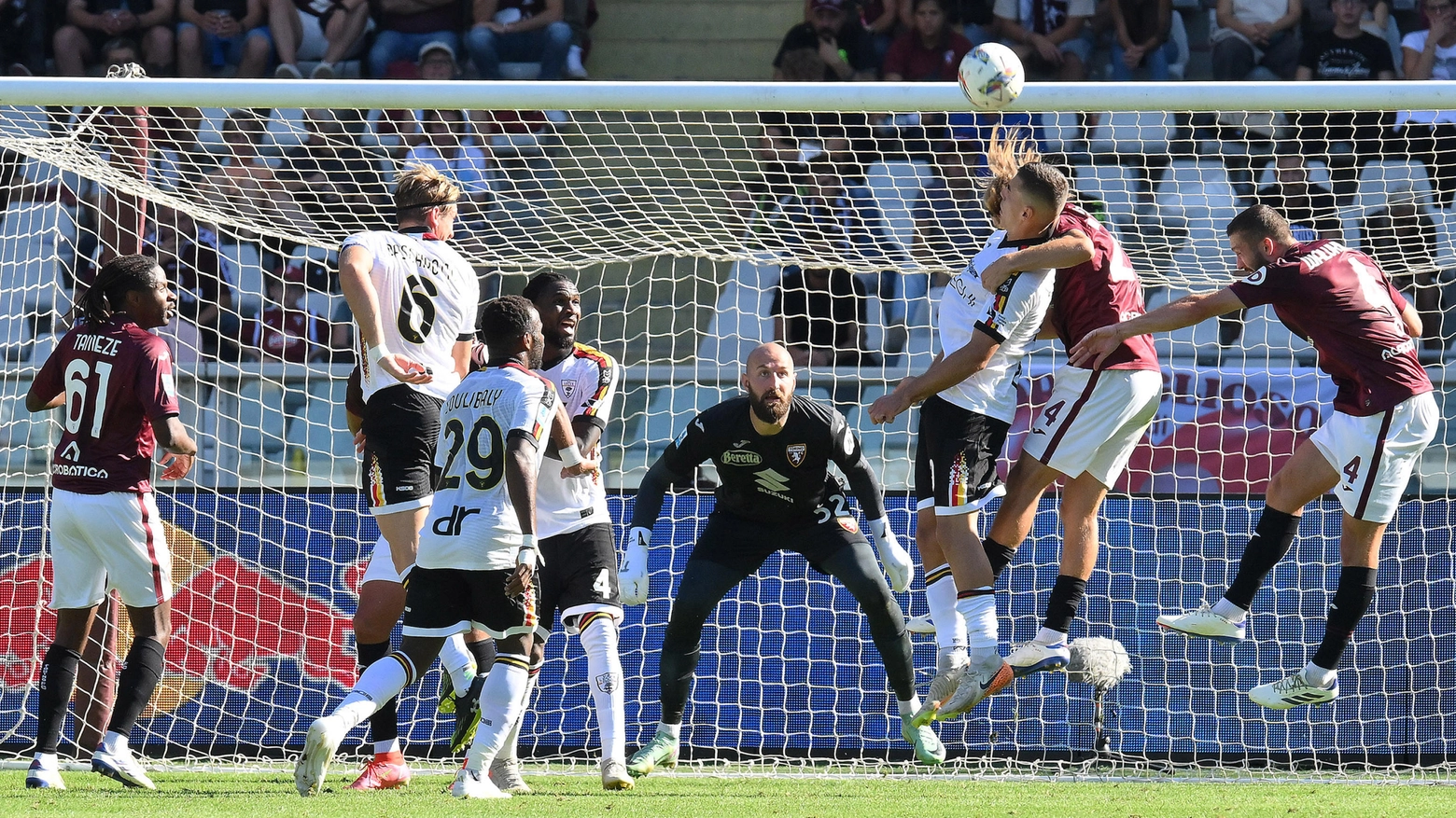 Un momento del match tra Torino e Lecce, finito 0-0 (Ansa)