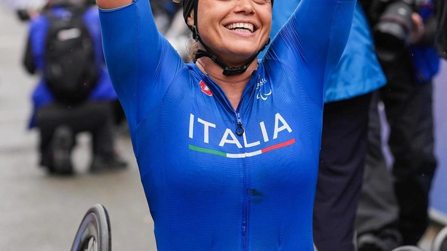 Ana Maria Vitelaru, 41 anni, ieri subito dopo aver vinto la medaglia di bronzo