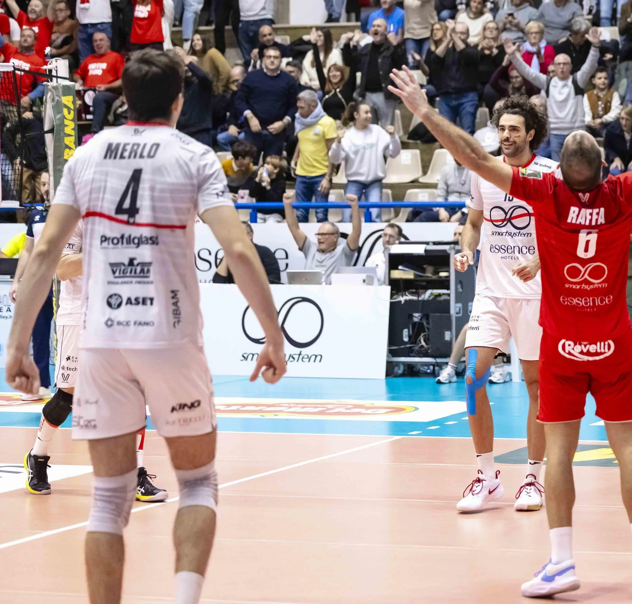 Volley A2 maschile, il centrale della Smartsystem Essence Hotels Fano ha avuto percentuali d’attacco altissime contro Palmi. Mengozzi promuove la Virtus: "Bene, ma non fermiamoci»