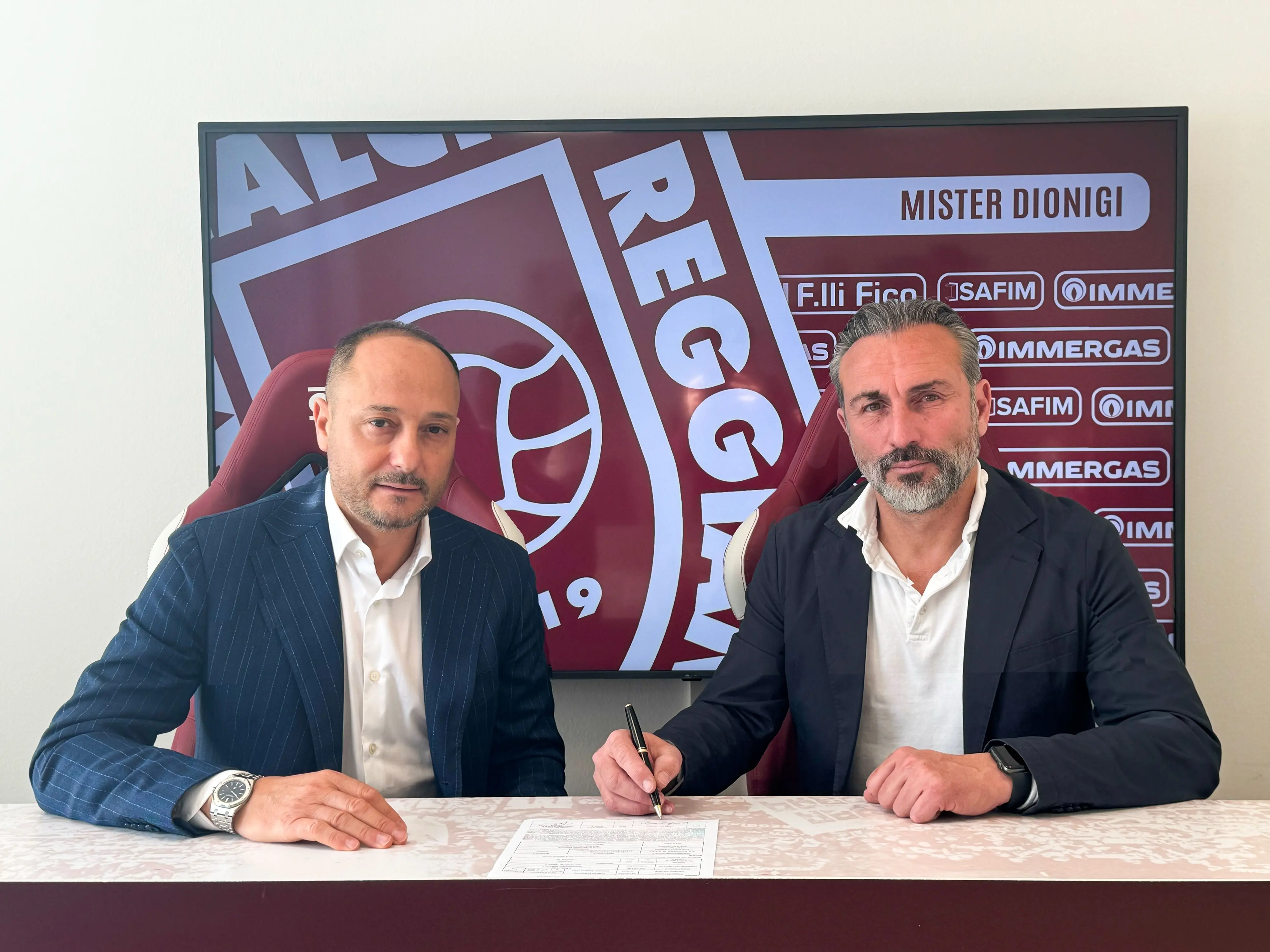 Ora è ufficiale: Dionigi è il nuovo allenatore della Reggiana