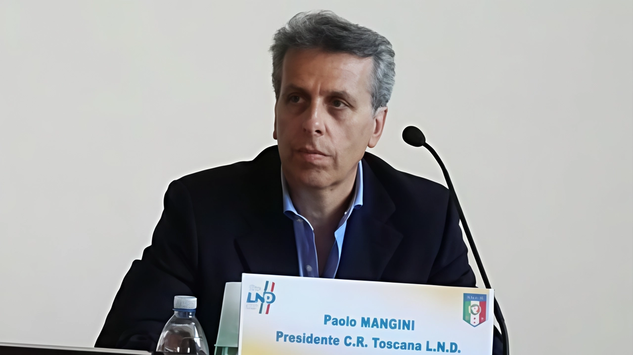 Paolo Mangini, presidente della Figc-Lnd Toscana