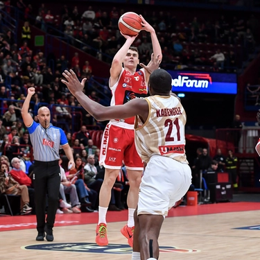 Olimpia Milano, vittoria da brivido con Venezia. Dimitrijevic da urlo