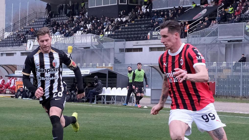 Il Milan Futuro non svolta. S’illude ad Ascoli, ma è 2 2