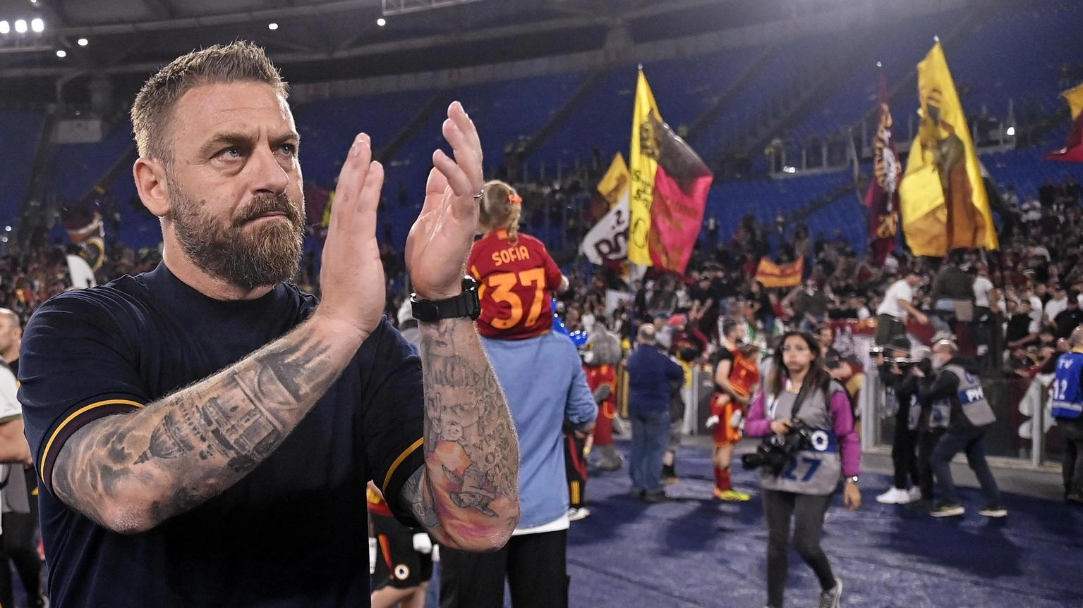 Calcio: De Rossi, "Ora squadra più vera, Dovbyk prospetto forte"