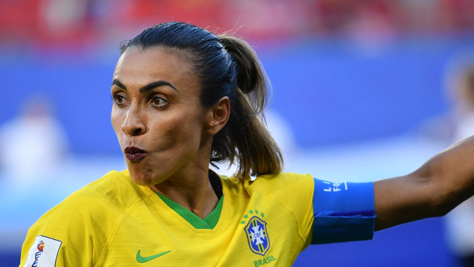 Marta, capitano della nazionale femminile brasiliana